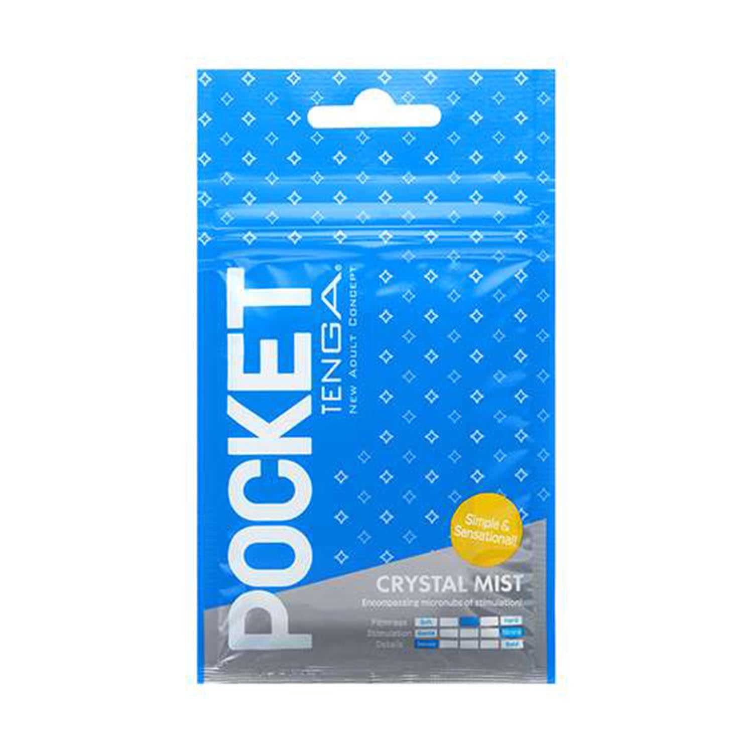 Tenga Pocket Crystal Masturbador Crystal Mist 1Un